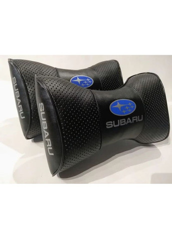 Подушка підголівник SUBARU чорний 2шт No Brand (361149118)