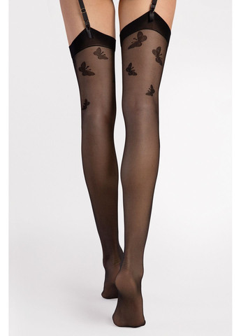 Чулки под пояс с принтом Бабочки FARFALLE 20 den O4111 Fiore (351583730)