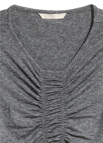 Сіра кежуал сукня H&M однотонна