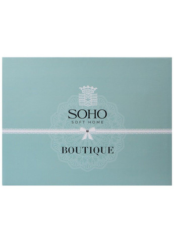 Комплект Комплект пост.білизни Євро Boutique 200*230 Leaves Cream Soho (365278151)