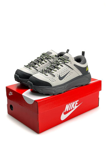 Серые демисезонные кроссовки мужские nike No Brand ACG Running GTX Grey