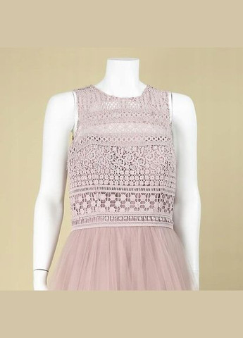 Пудрова святковий сукня з пишною спідницею Luxuar Limited однотонна