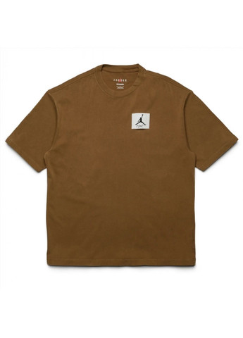 Коричневая мужская футболка flight essentials tee brown Air Jordan