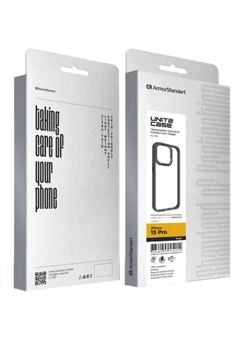 Чохол UNIT2 для Apple iPhone 15 Pro Black (ARM69979) ArmorStandart (323105439)