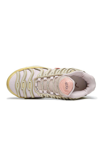 Розовые демисезонные кроссовки мужские nike air max tn gold pink waterproof найк аир макс тн плюс No Brand