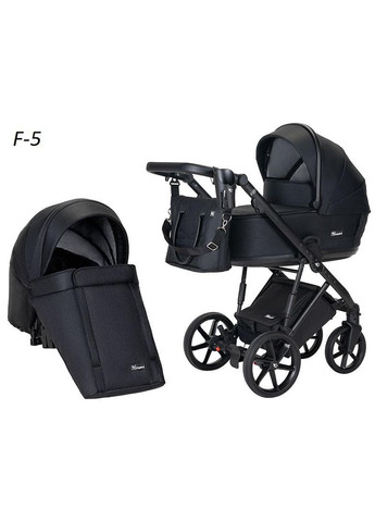 Універсальна багатофункційна дитяча коляска 2 в 1 FIBI P-1 Чорна Angelina (304253338)