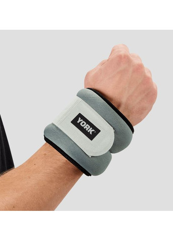 Утяжелители Soft для рук и ног 2х1кг серый York Fitness (349824211)