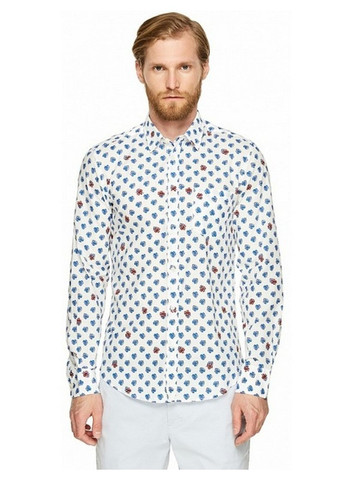 Белая рубашка United Colors of Benetton