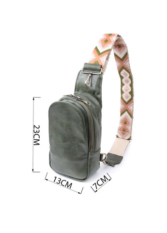 Красива сумка через плече в модному кольорі з екошкіри. 13х23х7 см Vintage (315871257)