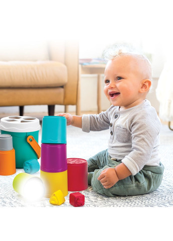 Развивающий набор Радужная башня, сортер () Infantino 315093I (370498649)