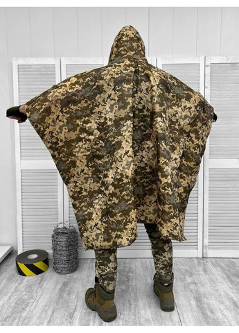 Дождевик-пончо пиксель v2 No Brand (361373298)