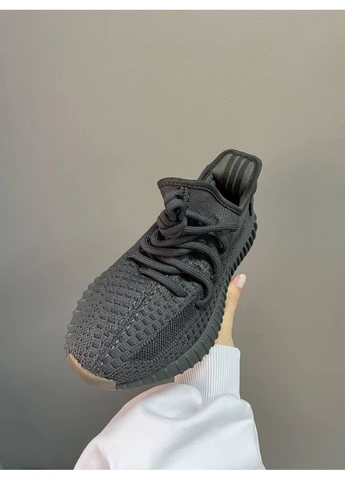 Чорні літні кросівки adidas yeezy boost 350 black cinder адідас ізі буст No Brand