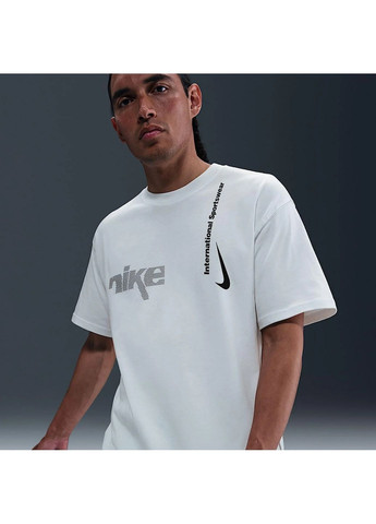 Біла футболка чоловіча m90 swsh white Nike