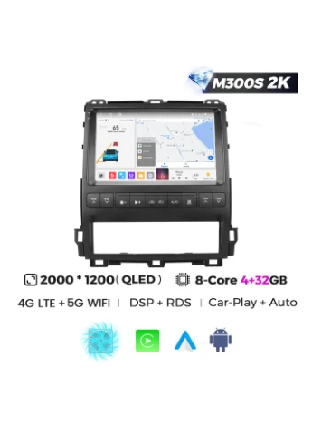 Штатна магнітола MS 2k Toyota Land Cruiser (2004 - 2009) MS 2k 4GB+32GB F4 CarPlay QleD Mekede Prado (384272831)