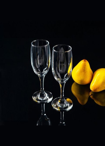 Набір келихів для шампанського Bistro 190 мл 6 шт (44419) Pasabahce (334008092)