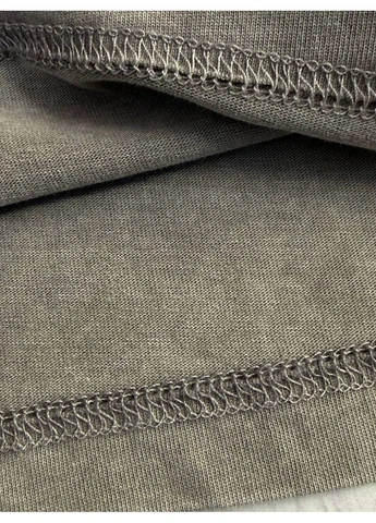 Серая летняя футболка для мальчиков oversize серая hangout, стиль streetwear, подростковая No Brand