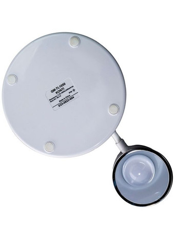 Лампа настольная светодиодная QM-TL1050 KONTI (1*18650, 2400mAh/30SMD/3000-5500K/3реж/Type-C) Quantum (370257118)