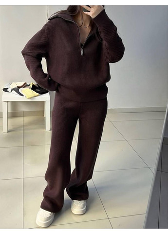 Жіночий костюм з брюками палаццо No Brand (368870577)