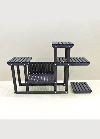 Підставка для квітів з дерева Ла-Рошель венге (ЦВТ-001202) No Brand (328228280)