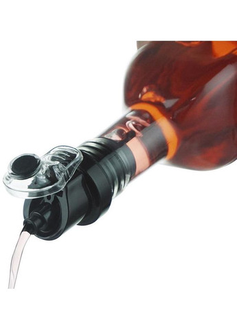 Набор 2 стеклянных бутылок Clear для масла и уксуса 2х500мл, крышка с дозатором Fissman (330139250)