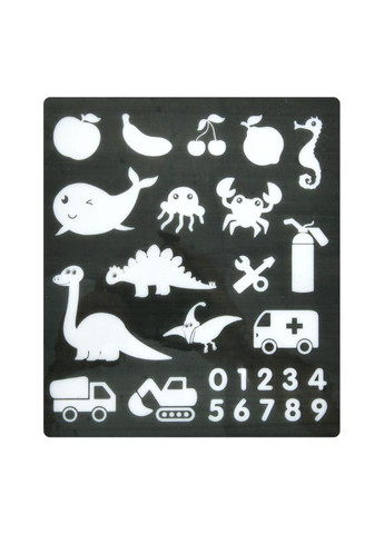 Доска для рисования светом CQ150-4-5(Dinosaur) маркера 4 шт. No Brand (330610099)