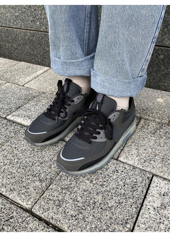 КРОССОВКИ ЖЕНСКИЕ NIKE AIR MAX TERRASCAPE 90 BLACK GREY НАЙК АИР МАКС ТН ПЛЮС No Brand серые демисезоны (368885076)