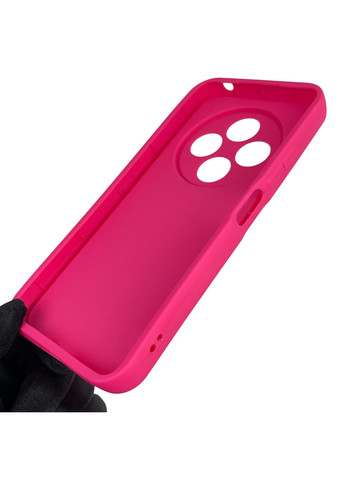 Чехол силиконовый Soft Touch с 3D принтом Майнкрафт для Poco C75 малиновый (Полная защита камеры) Xiaomi (373425029)