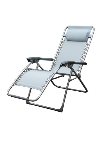 Крісло портативне Time Eco сіре складане для відпочинку на природі та дачі стілець з підлокітниками ProDobro (367264353)