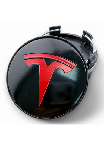 Ковпачки в диски Тесла заглушки для дисків 60/56 мм з червоним (4 шт.) Tesla (354698698)