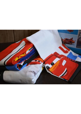 Підлітковий комплект Disney Cars Race Ранфорс / простирадло на резинці Tac (380814920)