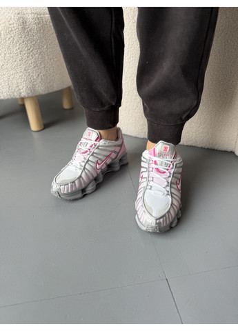 Рожеві кросівки чоловічі nike shox tl pink найк шокс тл рожеві демісезон No Brand