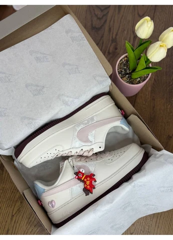 Комбіновані кросівки чоловічі nike air force valentines 2026 найк аір форс демісезон No Brand