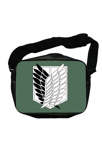 Сумка екошкіра аніме Атака Титанів Attack on Titan двостороння (B0066) No Brand (370189055)