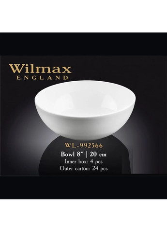 Салатник порцеляновий 1700 мл (WL-992566) Wilmax (371735474)