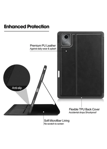 Чохол Luxury Folio cover with holder Tab M11 Xiaoxin Pad 2024 11 Чорний Lenovo (394037343)