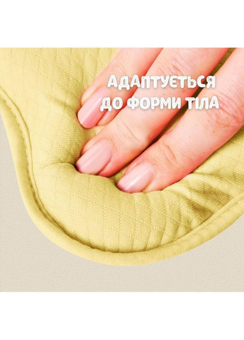 Подушка ортопедична дитяча BabyComfort PAPAELLA 27*22*3 см з ефектом пам'яті, у формі ведмедика жовта IDEIA (364122425)