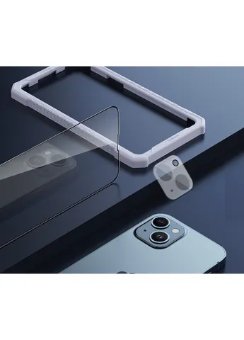 Захисне скло для iPhone 14 Plus 6.7 (2-in-1 HD Full Screen) + скло на камеру Black (0.33 мм) Nillkin (402245406)