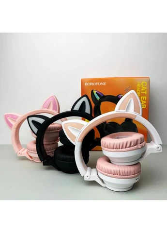 Бездротові навушники Cat Ear BO18 (Рожевий) Borofone (378268838)