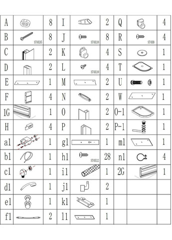 Бокс душовий без гідромасажу WAVE SB02-120x80x215-L-FB SATIN з низьким піддоном (MI6892) Mixxus (321184191)