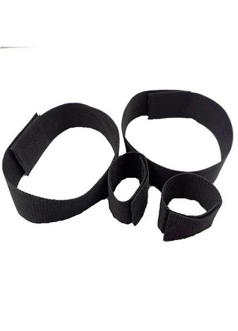 Фиксаторы рук и ног "Black Bondage" БДСМ - Cадо-мазо No Brand (368893075)