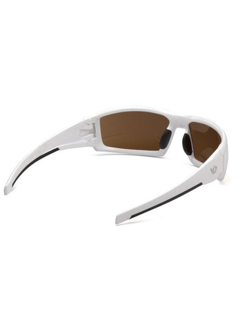 Очки защитные Pagosa White (bronze) Anti-Fog, коричневые в белой оправе Venture Gear (319705101)