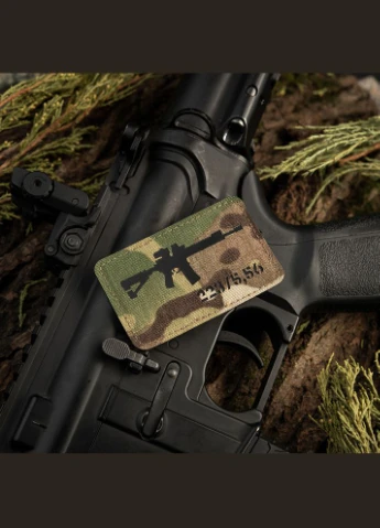 Нашивка AR-15.223/5,56 Laser Cut Multicam/Black M-TAC (324765660)