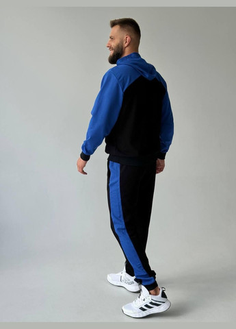 Мужской спортивный костюм с синими вставками. No Brand (367982311)