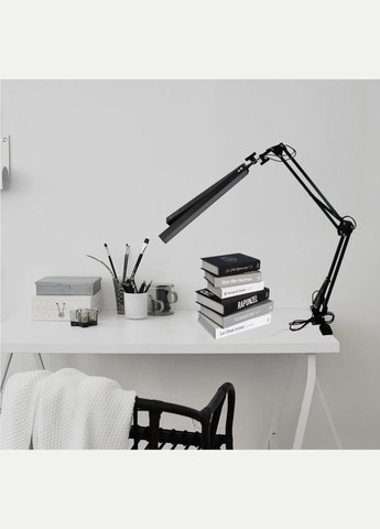 LED светильник на струбцине FocusPro 15 Вт, черный Electro House (346086988)