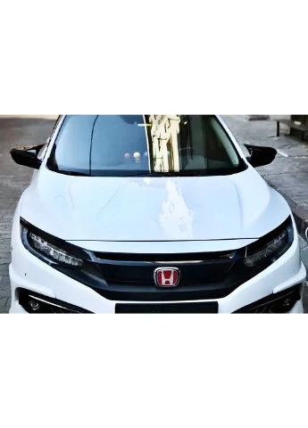 Накладки на зеркала BMW-Style (2 шт) для Honda Civic Sedan X 2016-2021 гг. DPT (394658298)