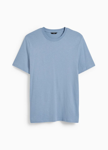 Блакитна футболка з бавовни C&A