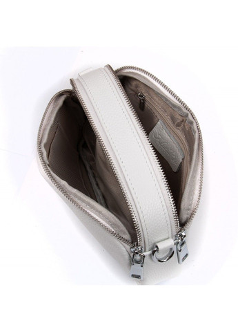 Женская кожаная сумка классическая 99109 white Alex Rai (294607636)