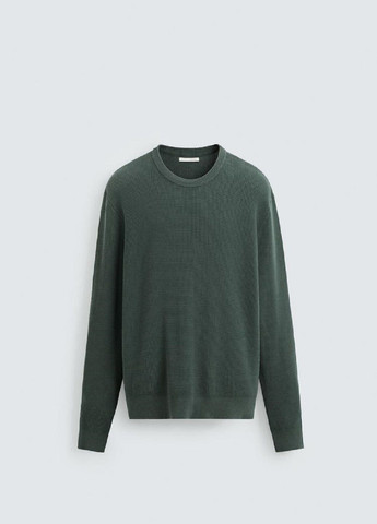 Зеленый демисезонный свитер Zara