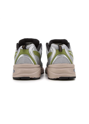 Зелені Осінні кросівки чоловічі new balance 530 silver khaki нью беланс 530 No Brand