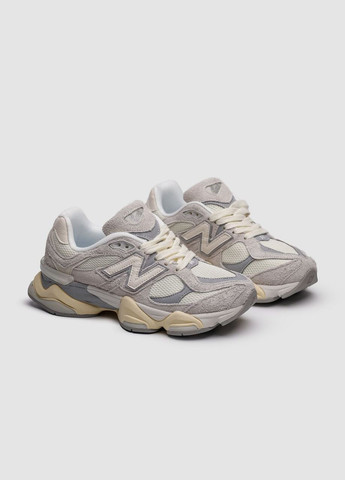 Сіро-бежеві кросівки new balance grey/white No Brand 9060